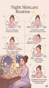 Night Skin Care Routine