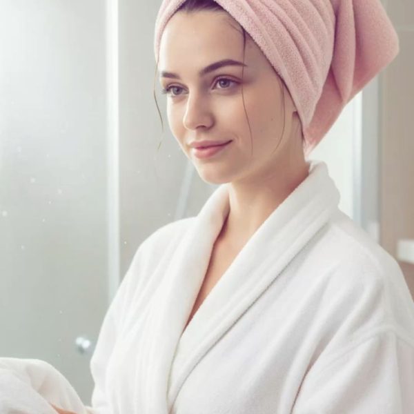 3 piece microfiber hair towel set 💆 ♀️✨ fast dry